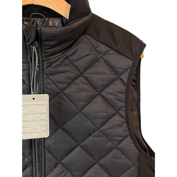 Trimark Heat Panel Puffer Vest Mens Small Black Shefford Power Heated Warm NEW - Picture 3 of 15